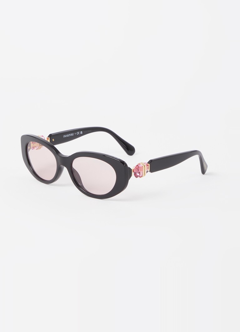 Swarovski Dames Cat Eye zonnebril SK6002 Zwart - Deal