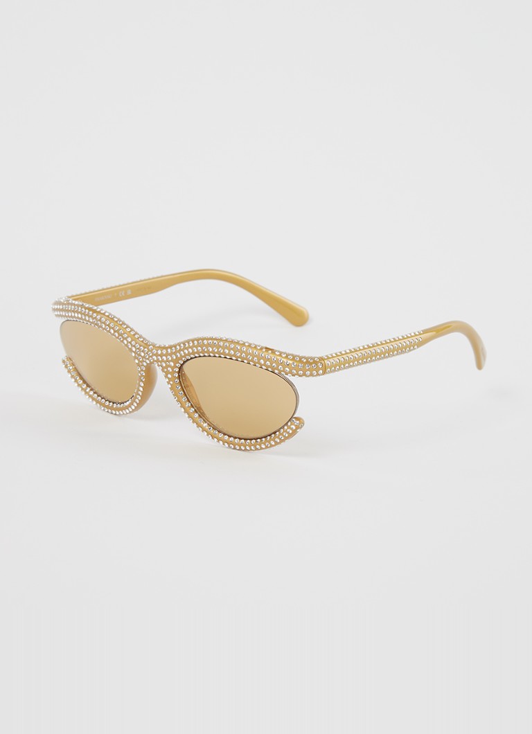 Swarovski Dames Zonnebril SK6006 Goud - Deal