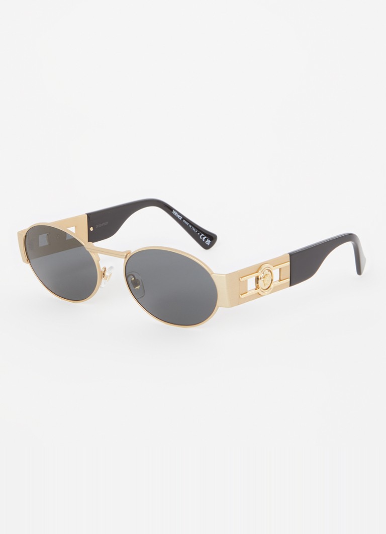 Versace Heren Retro zonnebril VE2264 Goud - Deal