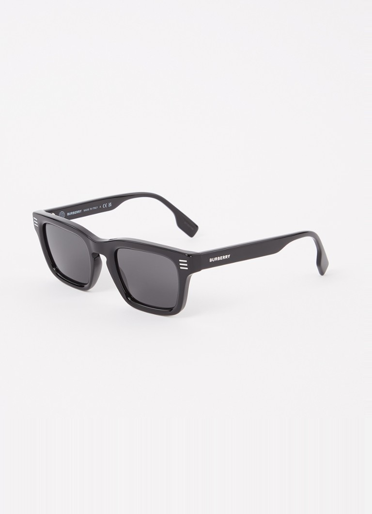Burberry Heren Wayfarer zonnebril BE4403 Zwart - Deal