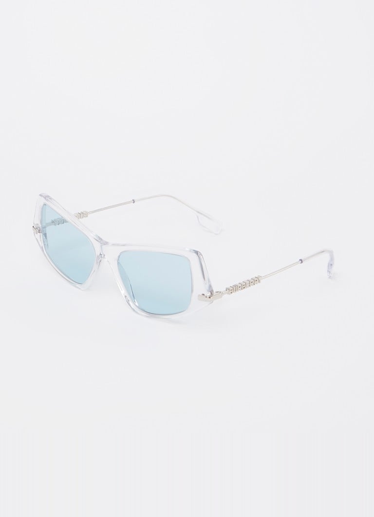 Burberry Dames Retro zonnebril BE4408 Wit - Deal
