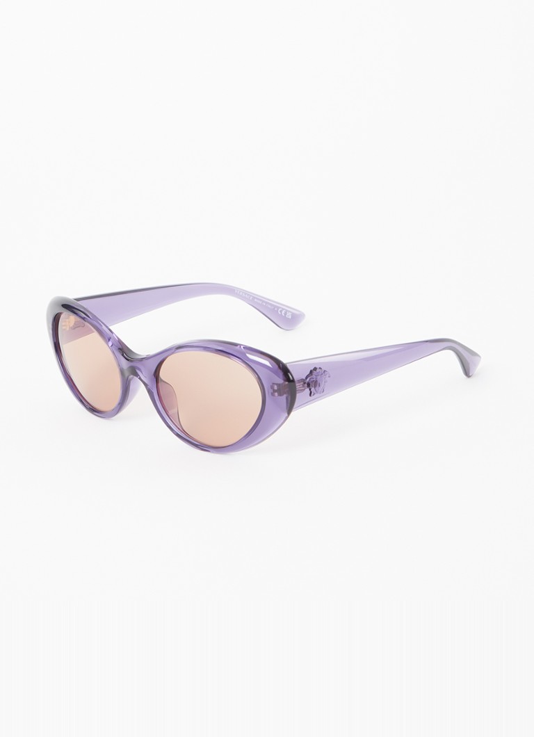 Versace Dames Cat Eye zonnebril VE4455U Paars - Deal
