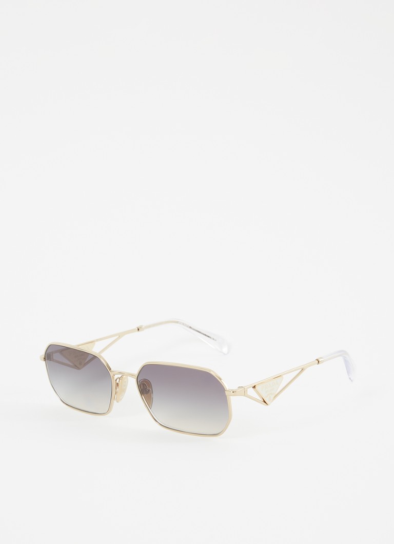 Prada Dames Retro zonnebril PRA51S Goud - Deal