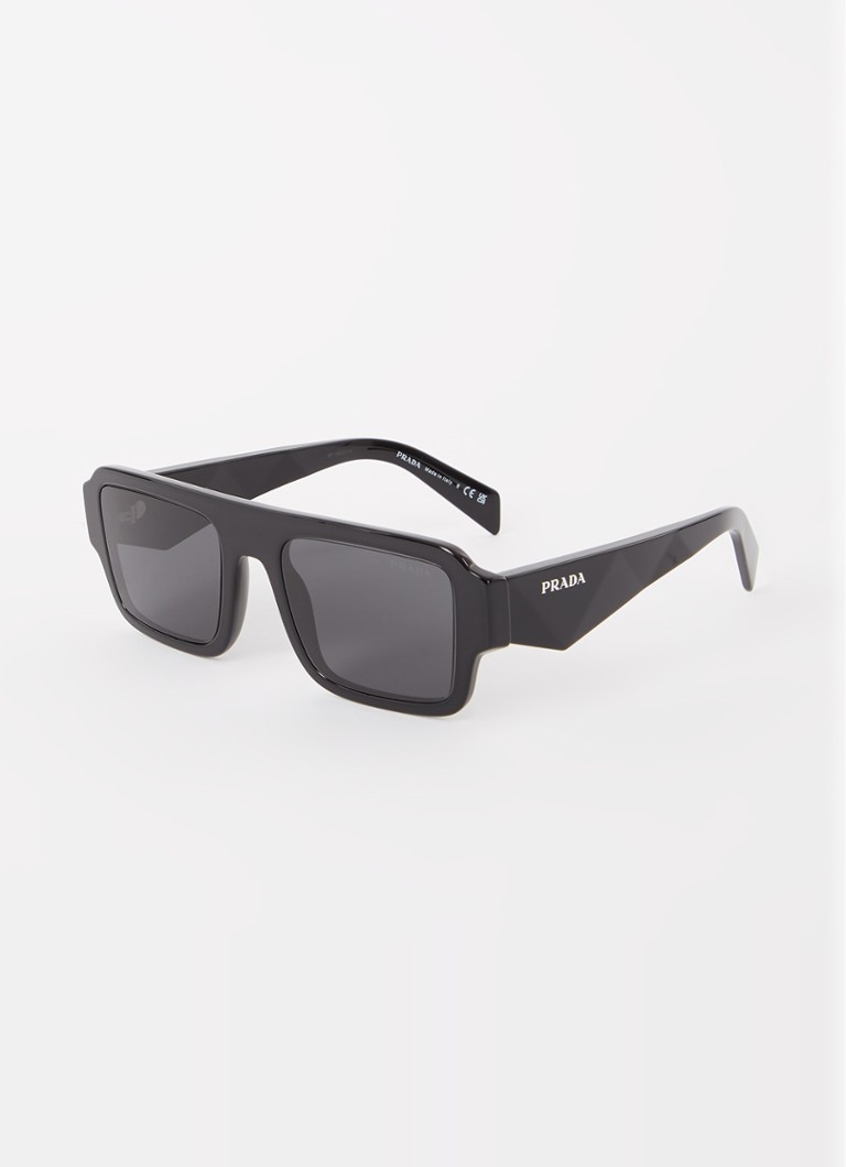 Prada Dames Wayfarer zonnebril PRA05S Zwart - Deal