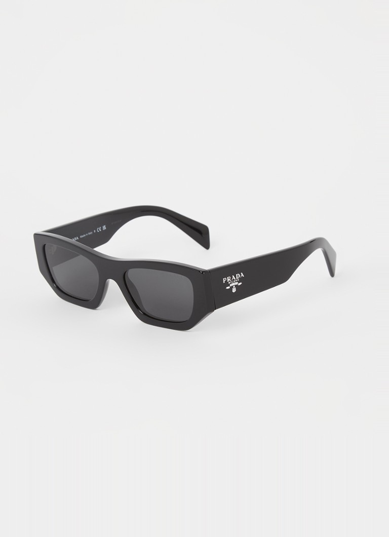 Prada Heren Retro zonnebril PRA01S Zwart - Deal