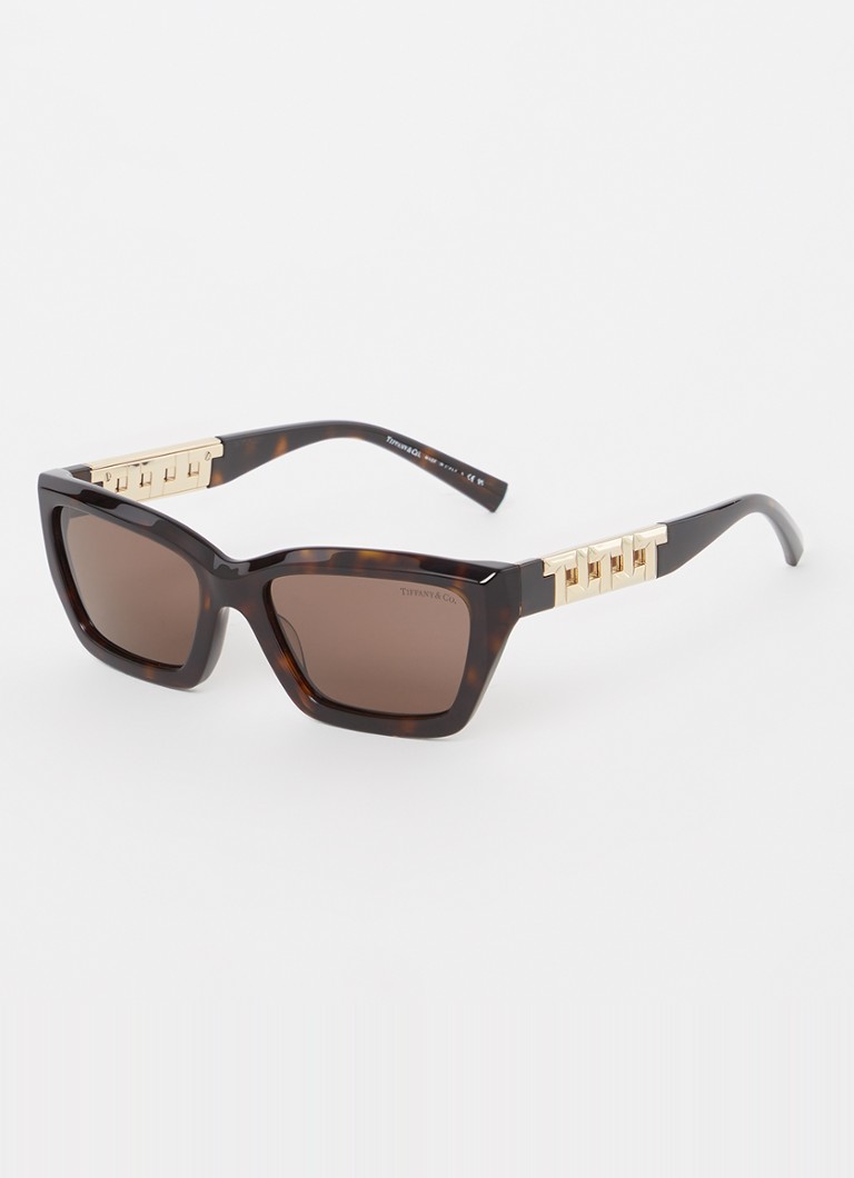 Tiffany & Co. Heren Wayfarer zonnebril TF4213 Donkerbruin - Deal