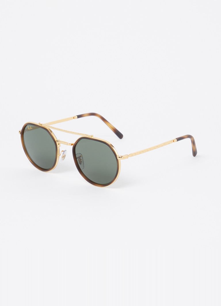 Ray-Ban Heren Retro zonnebril RB3765 Goud - Deal