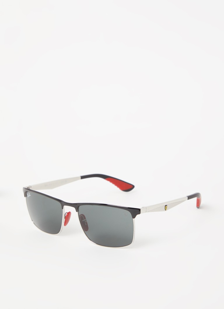 Ray-Ban Heren Ferrari zonnebril RB3726M Donkergroen - Deal