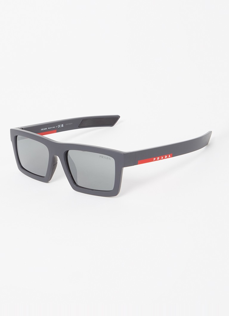 Prada Linea Rossa Heren Zonnebril PS02ZSU Antraciet - Deal