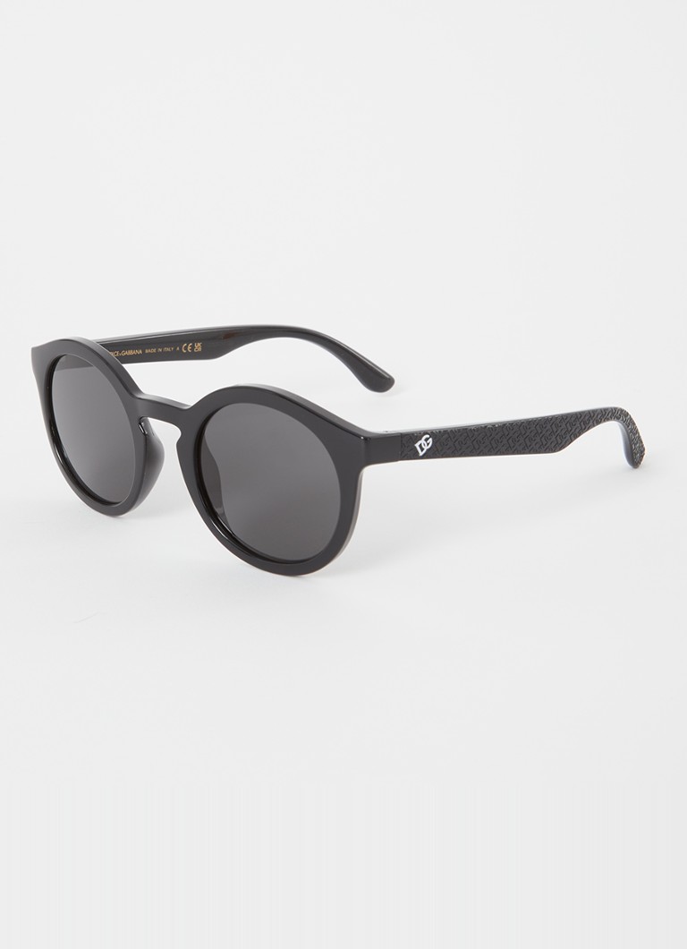 Dolce & Gabbana Kinderen Retro zonnebril DX6002 Zwart - Deal