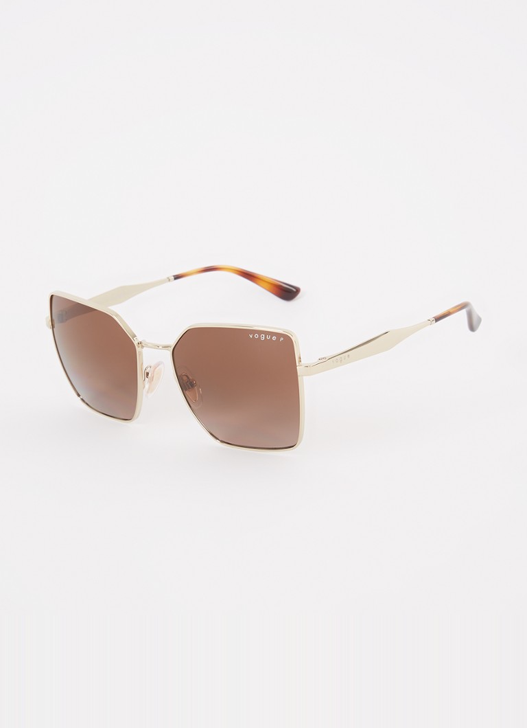 Vogue Dames Butterfly zonnebril gepolariseerd VO4284S Goud - Deal