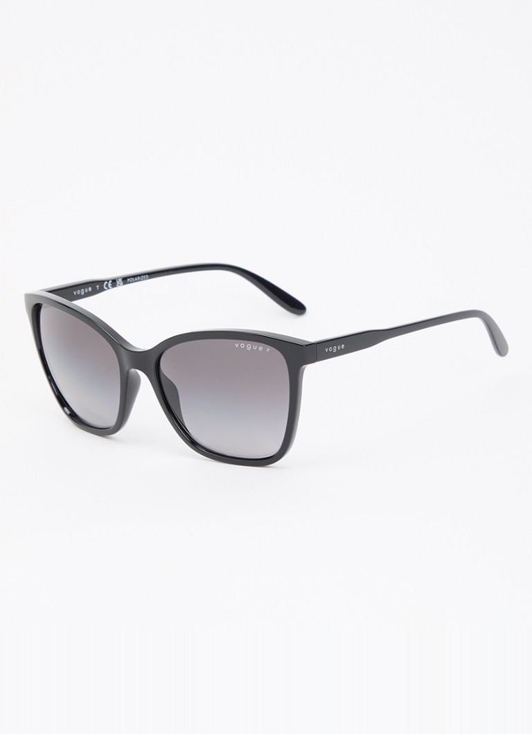 Dames Butterfly zonnebril VO5520S - Gepolariseerd, Zwart