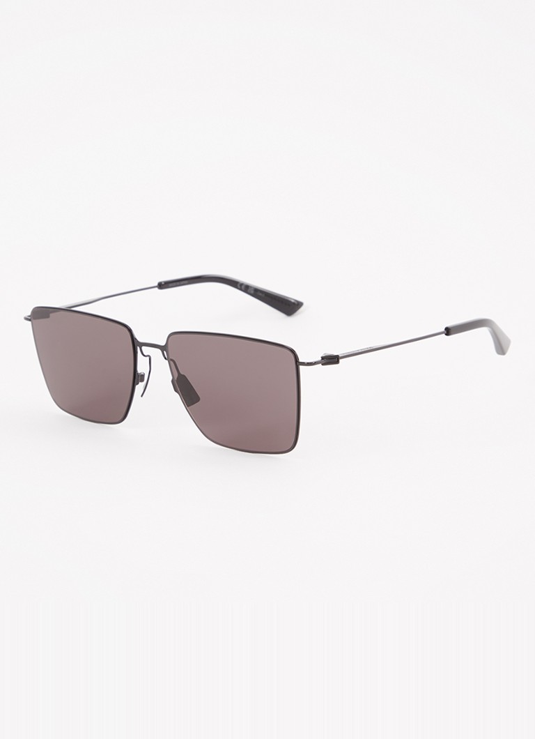 Bottega Veneta Heren Retro zonnebril BV1267S Zwart - Deal