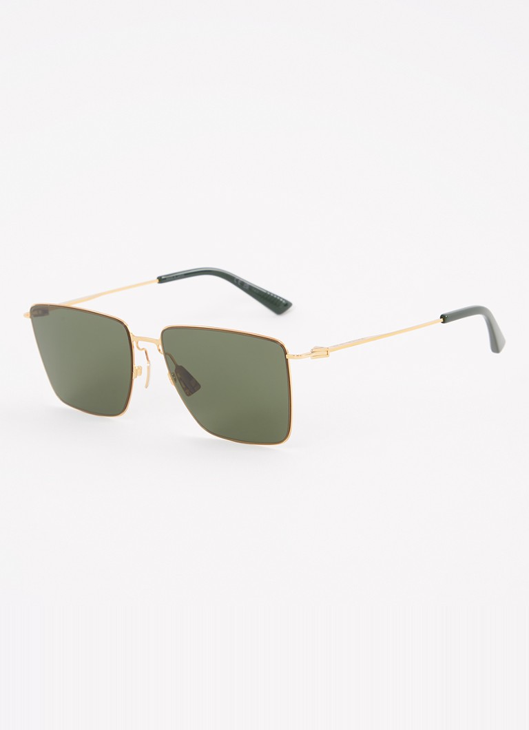 Bottega Veneta Heren Zonnebril BV1267S Donkergroen - Deal
