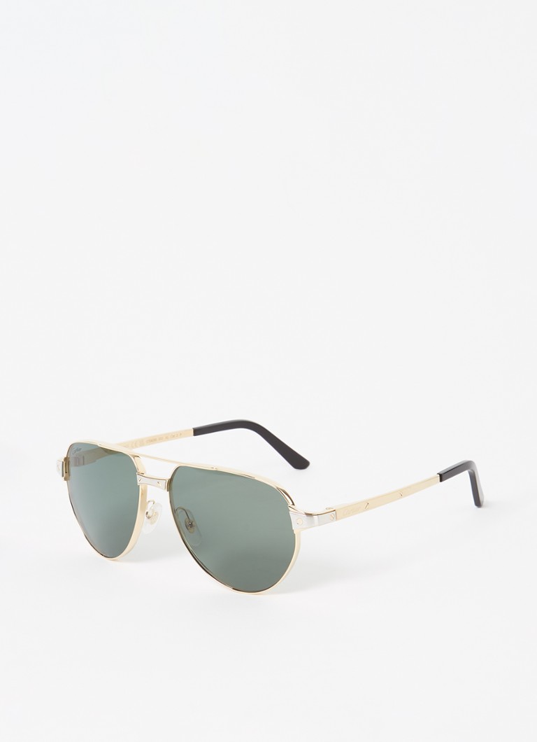 Cartier Heren Zonnebril CT0425S Goud - Deal