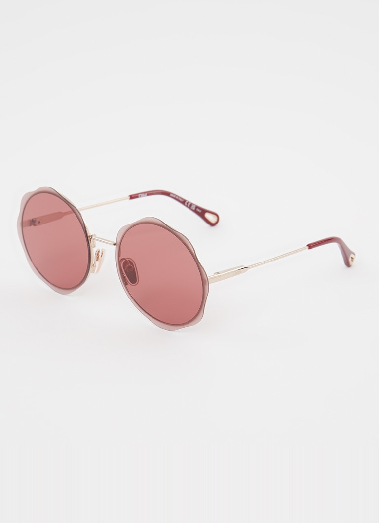 Chloé Dames Honoré zonnebril CH0202S Cranberryrood - Deal