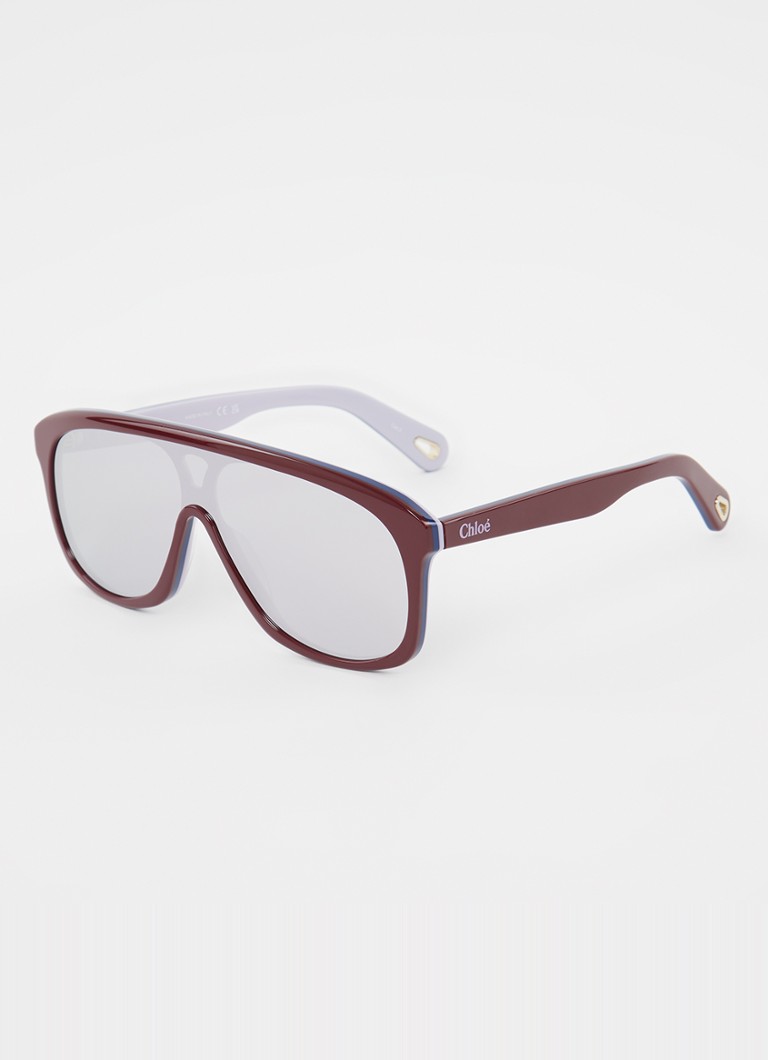 Chloé Dames Jasper zonnebril CH0212S Bordeauxrood - Deal
