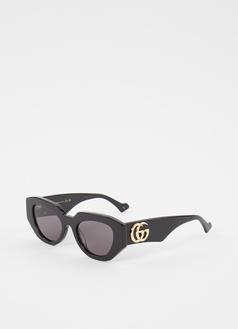 Gucci Dames Cat Eye zonnebril GG1421S Zwart