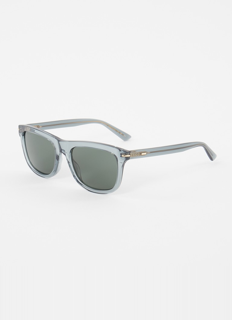 Gucci Heren Zonnebril GG1444S Staalblauw