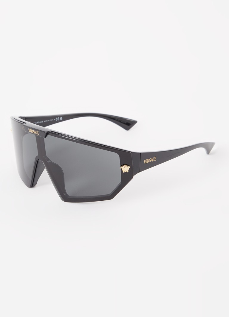 Versace Heren Shield zonnebril VE4461 Zwart