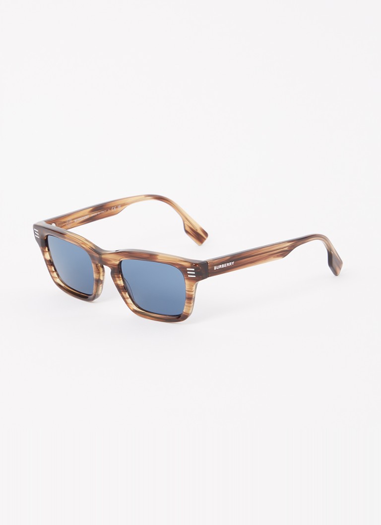 Burberry Heren Wayfarer zonnebril BE4403 Bruin - Deal