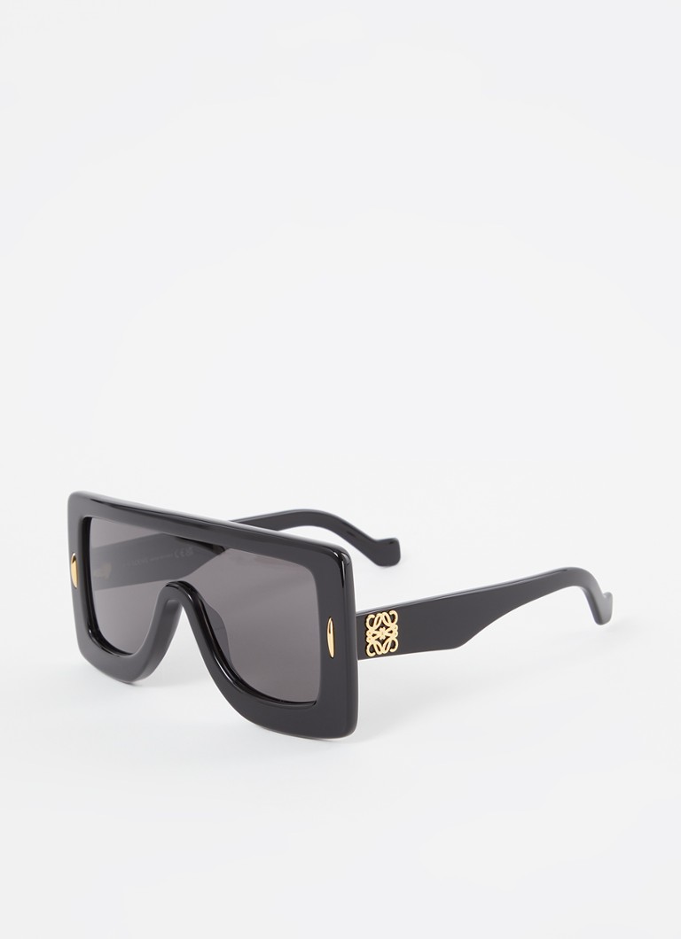 LOEWE Heren Chunky Anagram zonnebril LW40104I Zwart - Deal