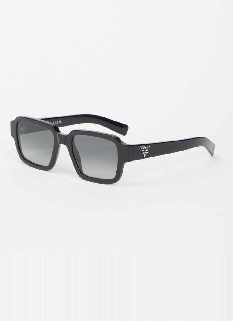 Prada Dames Wayfarer zonnebril PS 02ZS Diepzwart - Deal