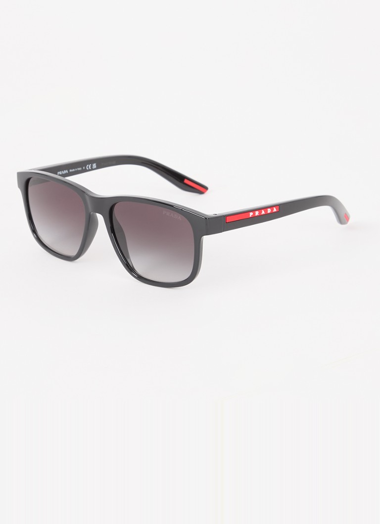 Prada Linea Rossa Heren Wayfarer zonnebril PS06YS Zwart - Deal