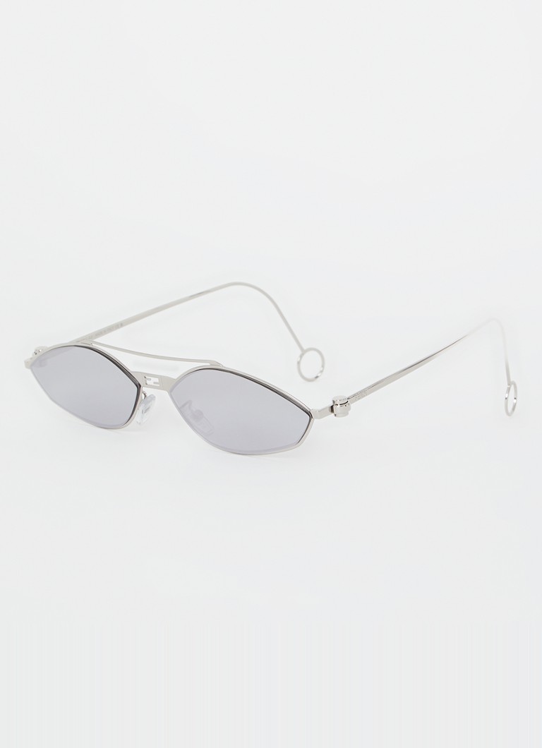Fendi Dames Retro zonnebril FE40114U Zilver - Deal