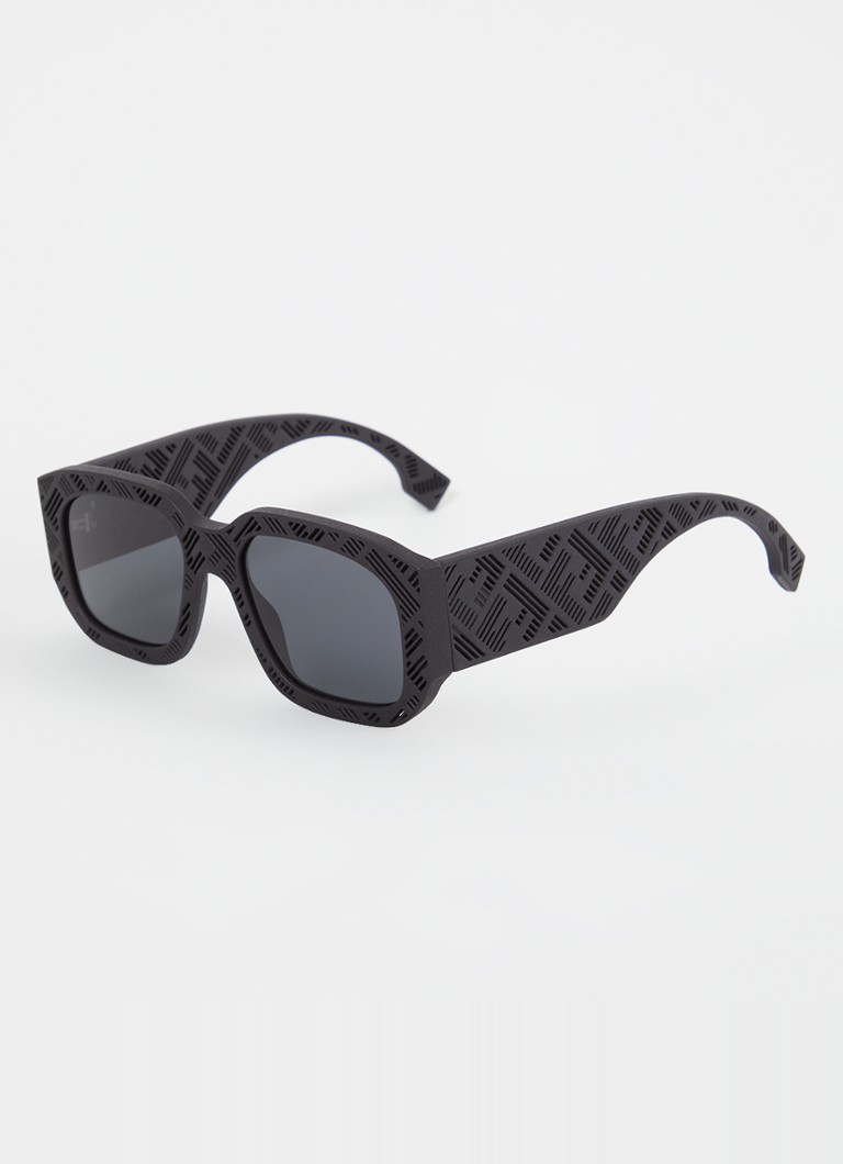 Fendi Dames Retro zonnebril FN000733 Zwart - Deal