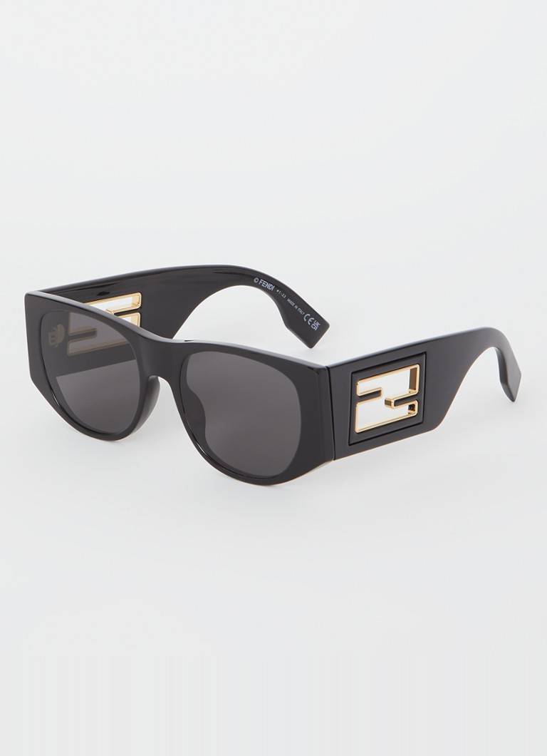 Fendi Dames Baguette zonnebril FE40109I Zwart - Deal