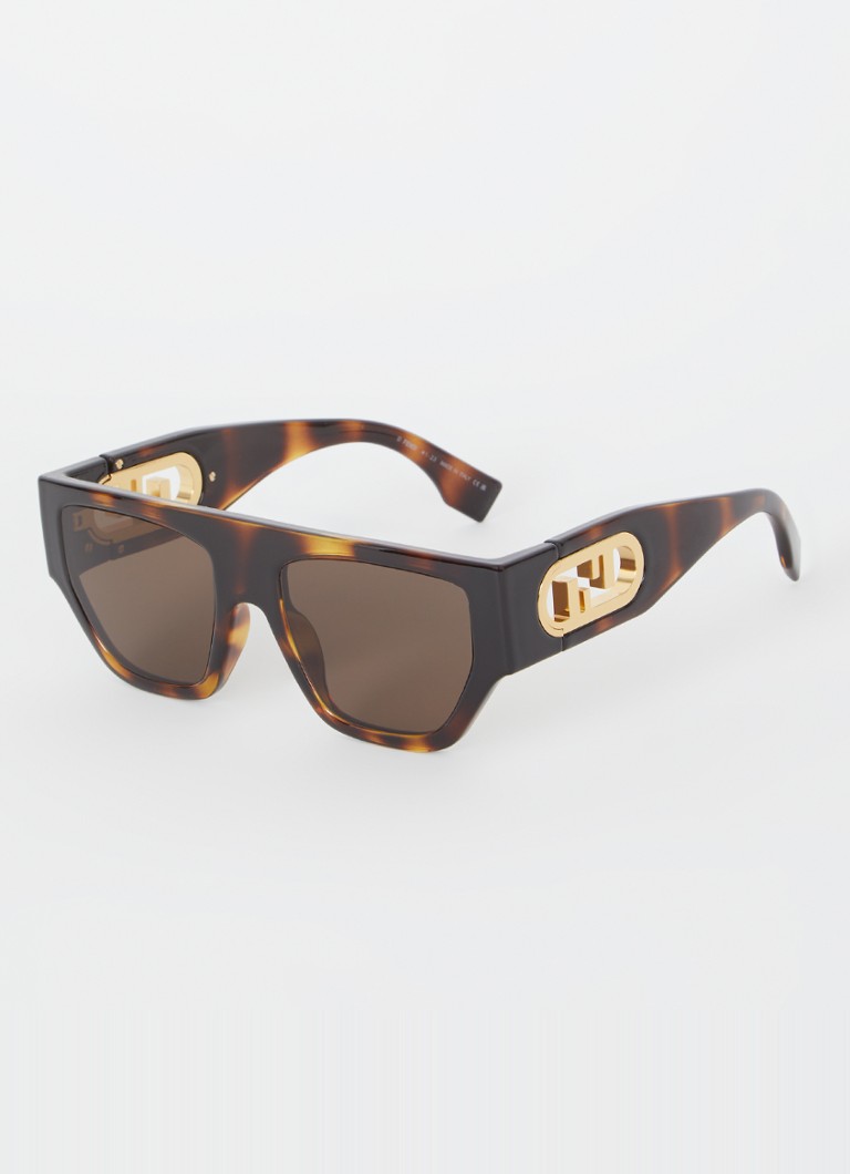Fendi Dames Zonnebril FE40108U Bruin - Deal
