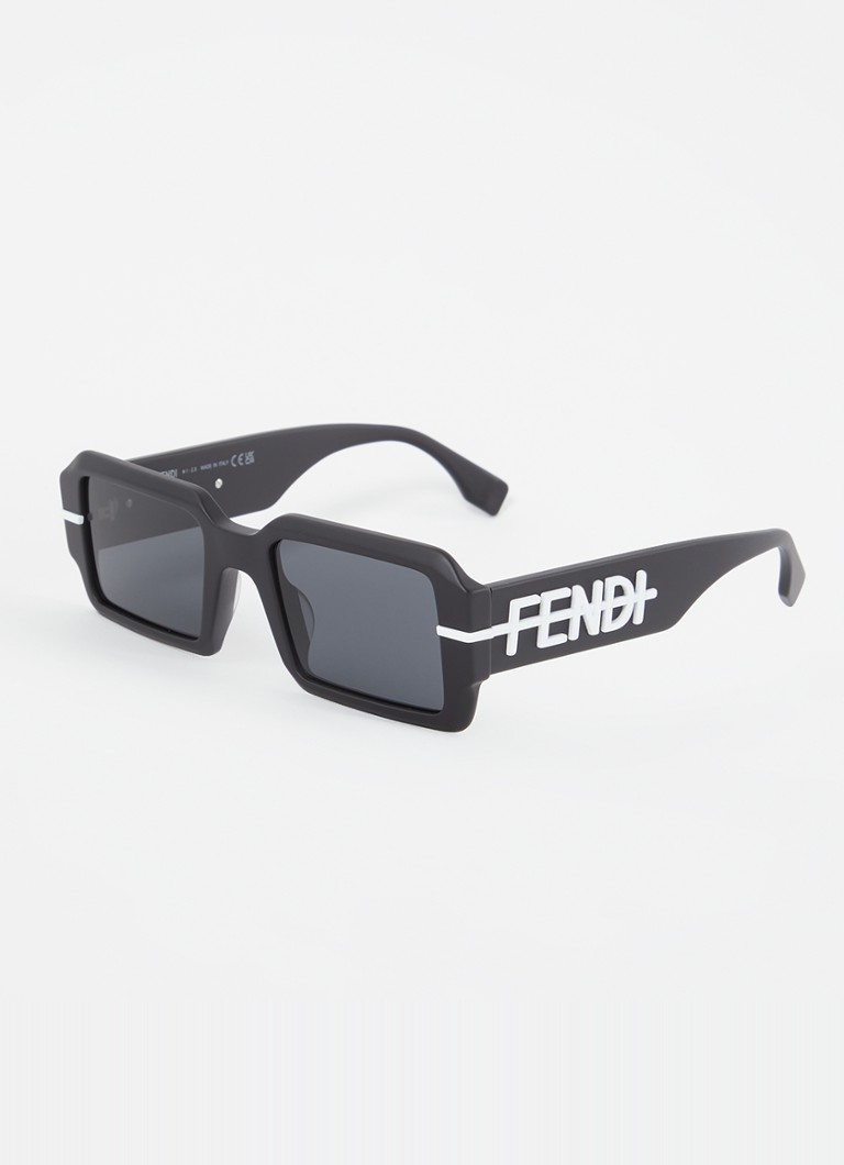 Fendi Dames Retro zonnebril FN000720 Zwart - Deal