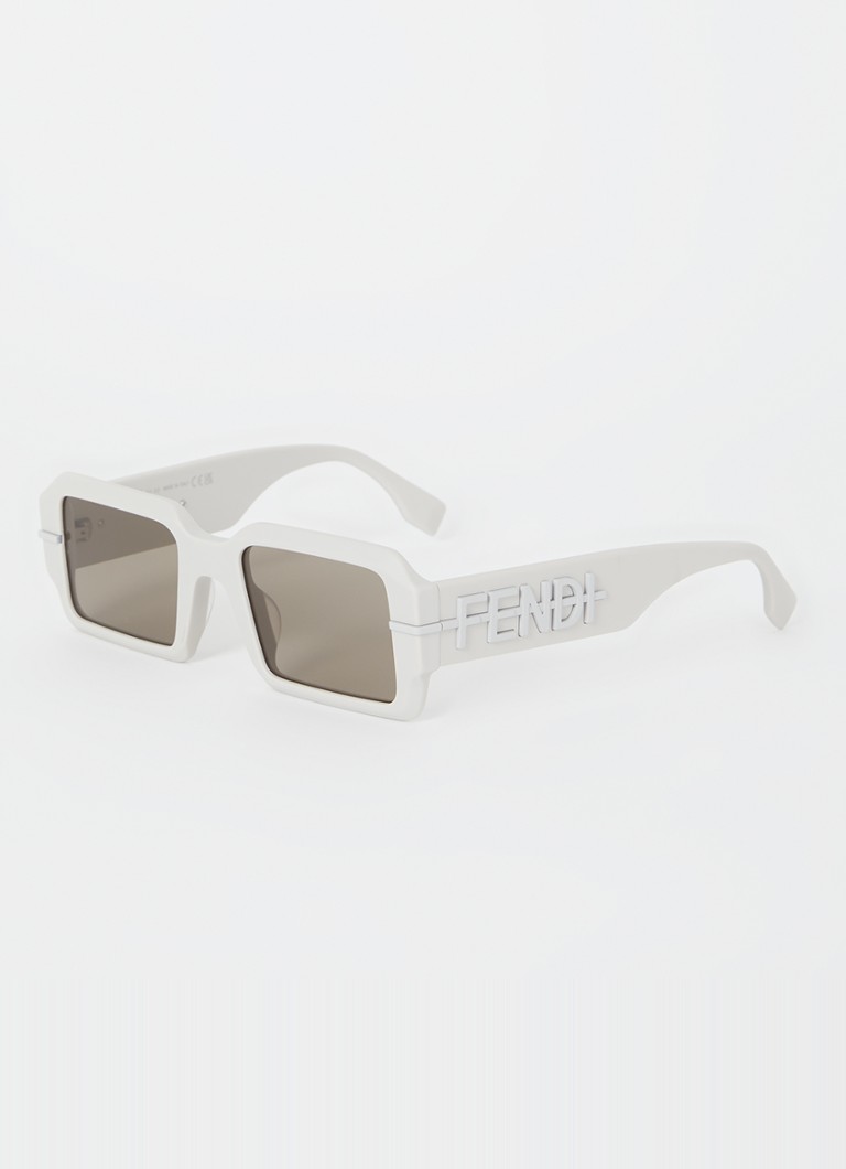 Fendi Dames Retro zonnebril FE40073U Lichtgrijs - Deal