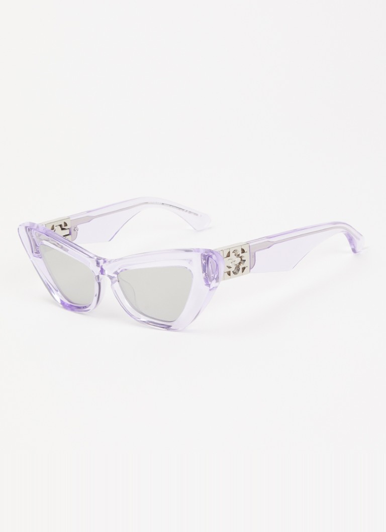 Burberry Dames Cat-Eye zonnebril BE4421U Lila - Deal