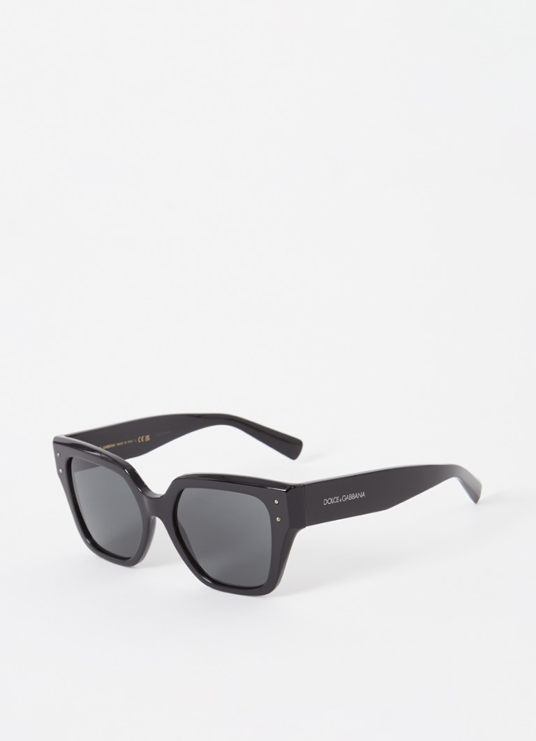 Dolce & Gabbana Dames Wayfarer zonnebril DG4471 Zwart