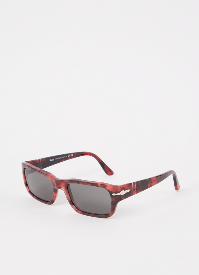 Persol Heren Adrien zonnebril PO3347S Cranberryrood - Deal