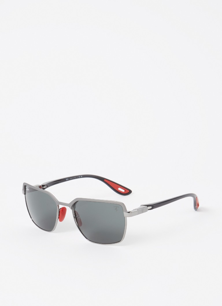 Ray-Ban Heren Scuderia Ferrari zonnebril RB3743M Grijs - Deal