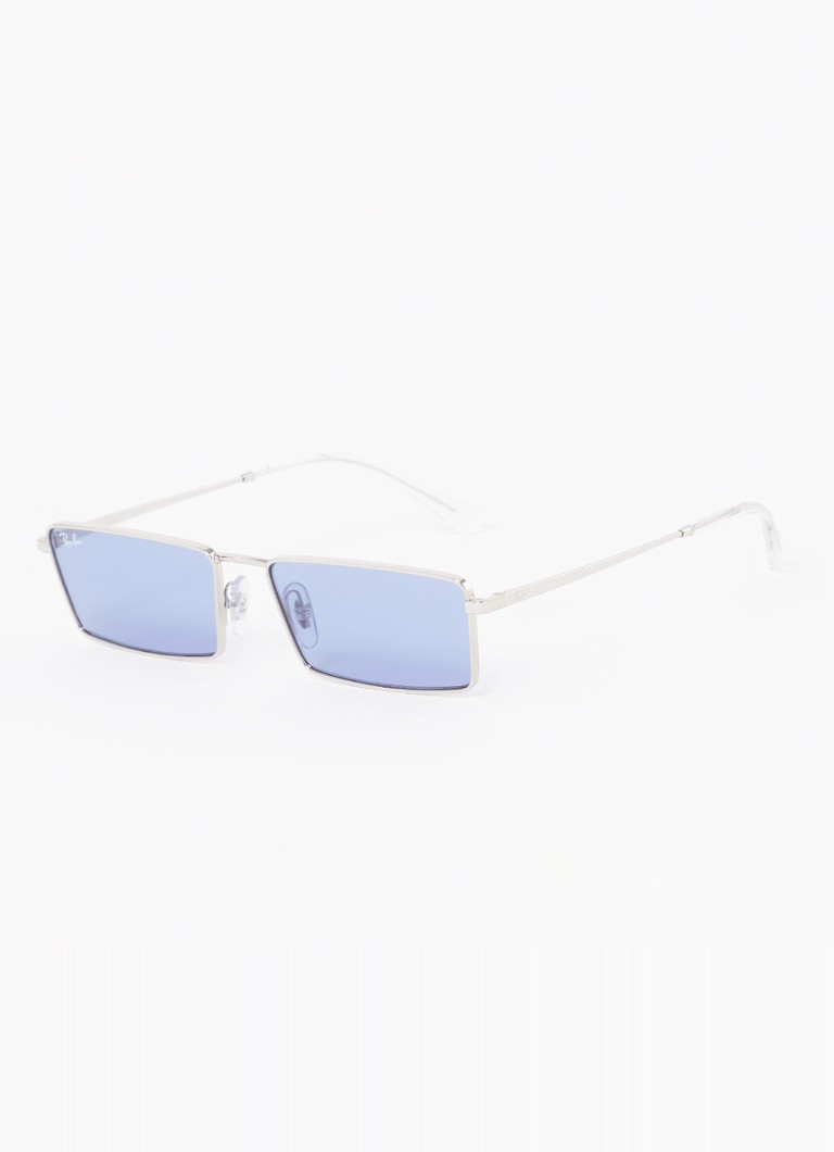 Ray-Ban Heren Emy zonnebril RB3741 Zilver - Deal