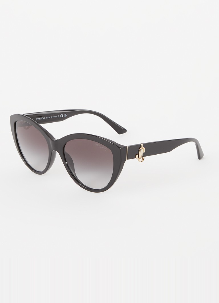 Jimmy Choo Dames Cat Eye zonnebril JC5007 Zwart - Deal