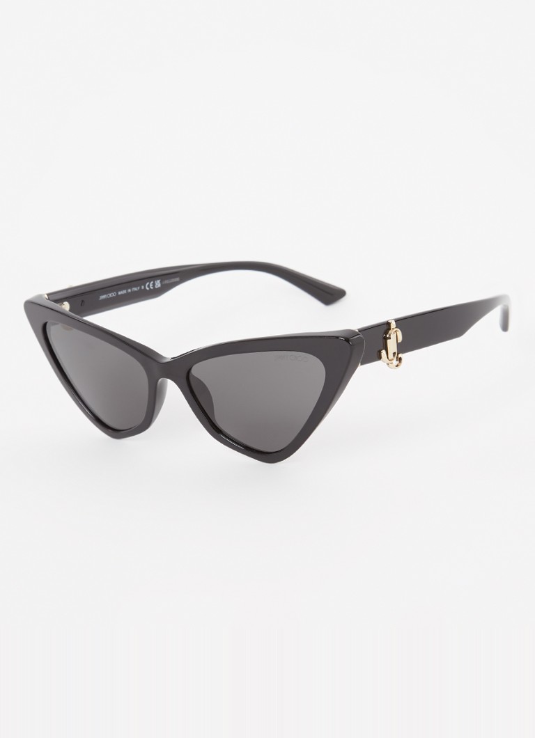Jimmy Choo Dames Cat Eye zonnebril JC5008 Zwart - Deal