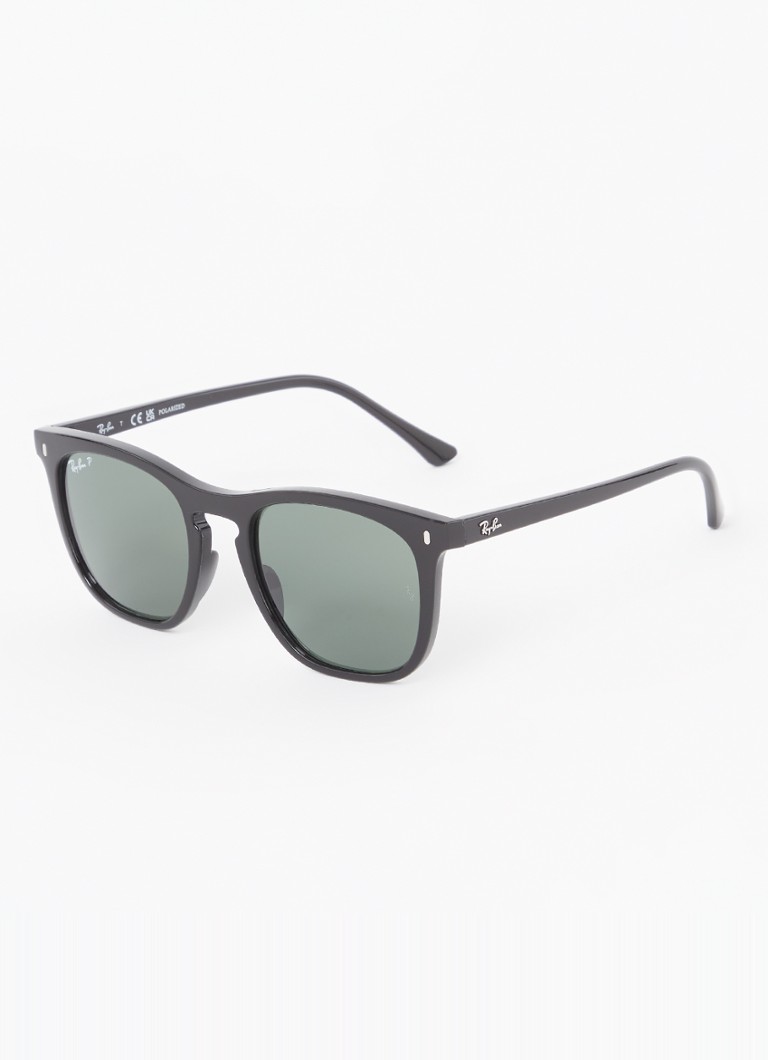Ray-Ban Heren Wayfarer zonnebril gepolariseerd RB2210 Zwart - Deal