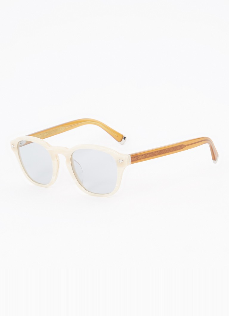 Brunello Cucinelli Dames Wayfarer zonnebril BC4006S Creme - Deal