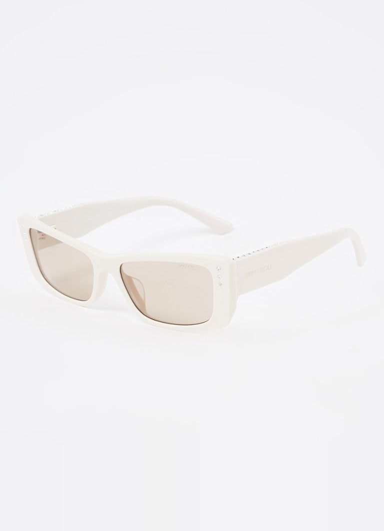 Jimmy Choo Dames Retro zonnebril JC5002BU Wit