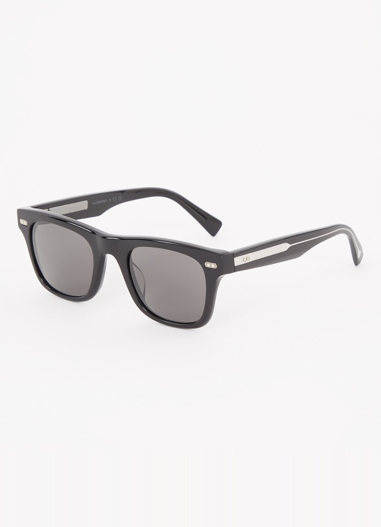 Brunello Cucinelli Heren Wayfarer zonnebril BC4002S Zwart - Deal