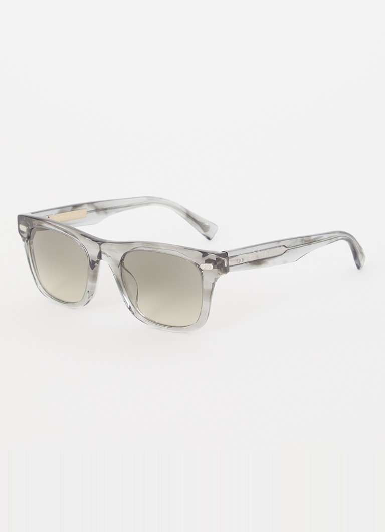 Brunello Cucinelli Heren Wayfarer zonnebril BC4002S Grijs - Deal