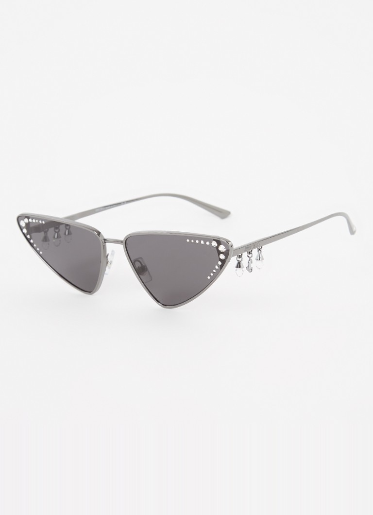 Jimmy Choo Dames Zonnebril JC4001B Donkergrijs - Deal