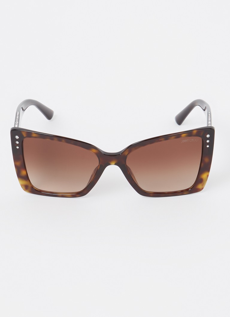 Jimmy Choo Dames Butterfly zonnebril JC5001B Bruin - Deal