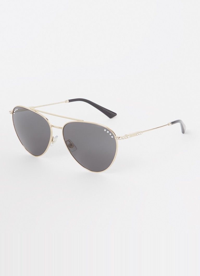 Jimmy Choo Dames Zonnebril JC4002B Goud - Deal