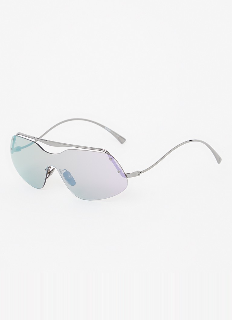 Ferrari Heren Shield zonnebril FH1007 Zilver - Deal